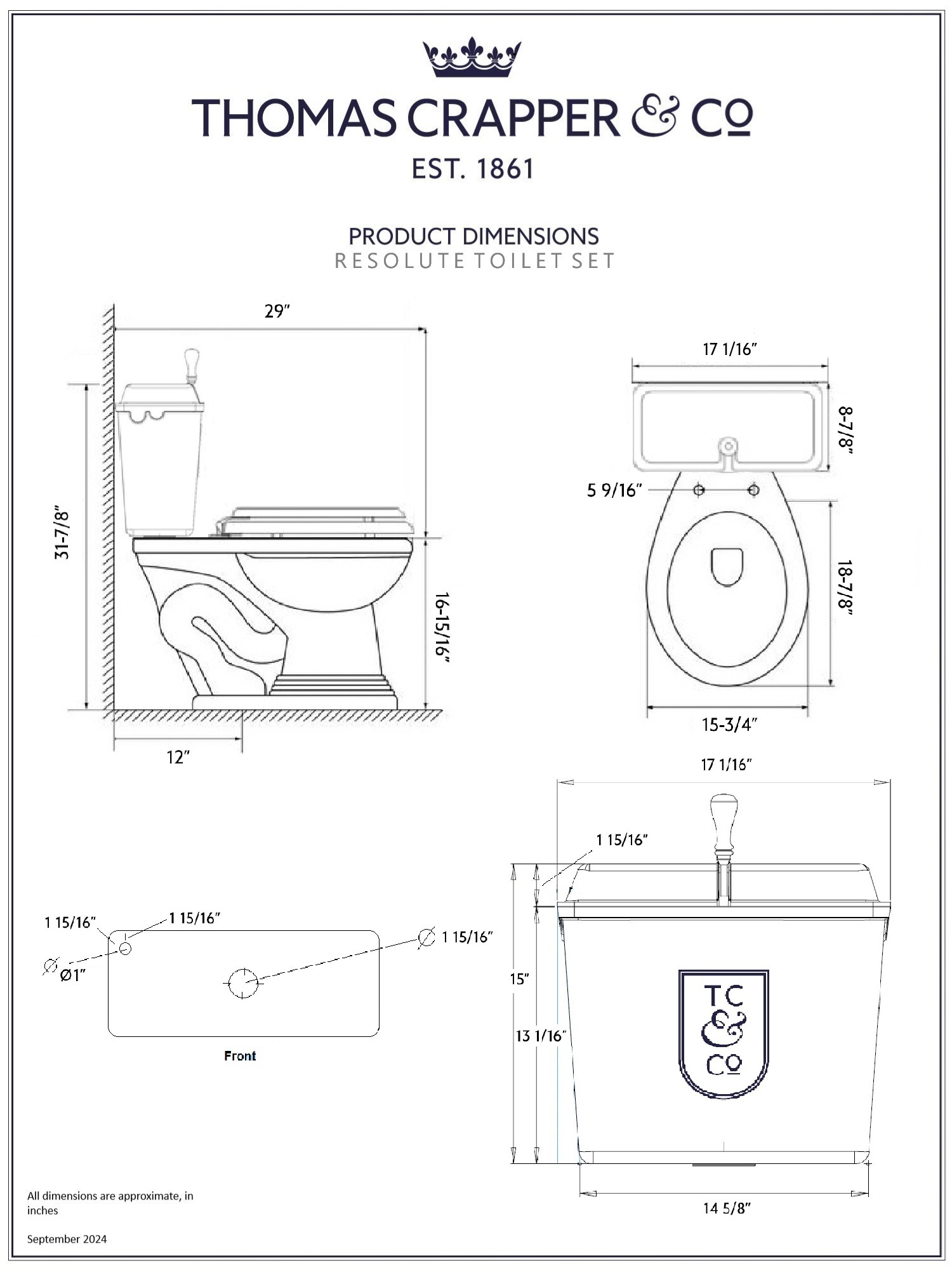 Resolute Set Thomas Crapper